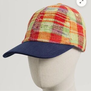 Umber & Ochre Cap in Khes Multi Red NWT